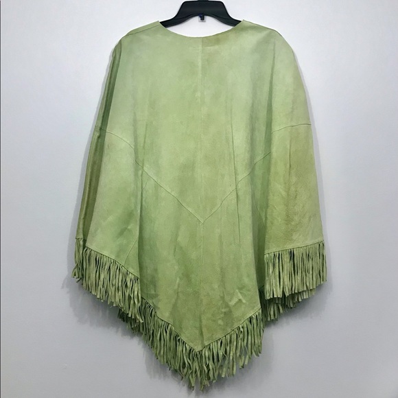 NEVER WORN SUEDE PONCHO by METROSTYLE! - Picture 2 of 4